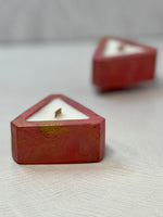 Triangle Tea Light Concrete Candle