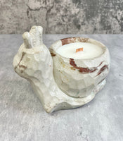 Party Snail Concrete Candle