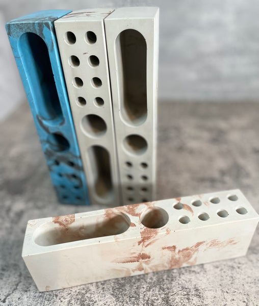 Desk Organizer Concrete Decor