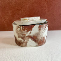 Oval (with Lid) Concrete Candle