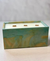 Rectangle Planter Concrete Candle