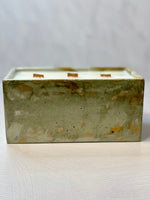 Rectangle Planter Concrete Candle