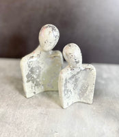 Figurine Heads Concrete Decor