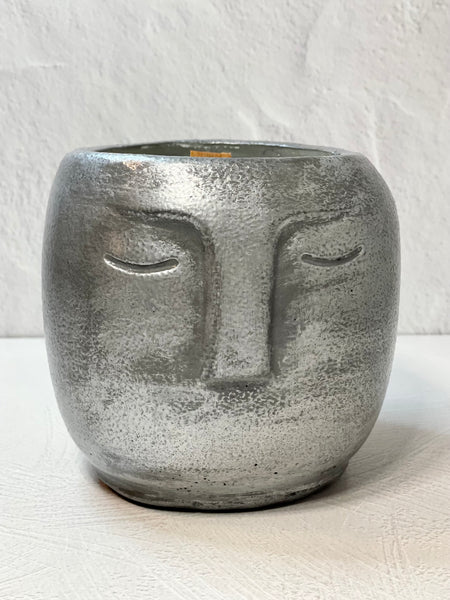 Face Concrete Candle