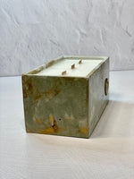 Rectangle Planter Concrete Candle