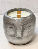 Face Concrete Candle