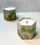 Hexa Concrete Candle