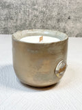 Faces Concrete Candle