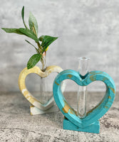 Heart Flower Vase/Propagation Concrete Decor