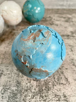 World Globe Paperweight Concrete Decor