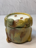 Frog Concrete Candle