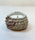 Hedgehog Concrete Candle