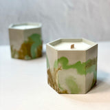 Hexa Concrete Candle