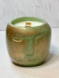 Face Concrete Candle