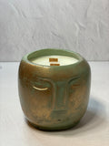 Face Concrete Candle