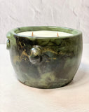 Fancy Face Concrete Candle