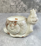 Party Snail Concrete Candle