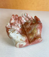 Large Hands Concrete Decor