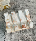 Square Scrub/Soap Dish Concrete Decor