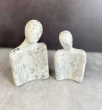 Figurine Heads Concrete Decor