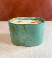 Oval (with Lid) Concrete Candle