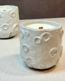 Crater Concrete Candle