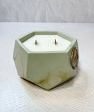 Geo Concrete Candle