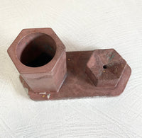 Hexa Incense Holder Concrete Decor