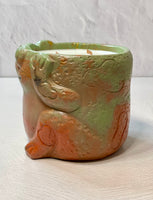 Frog Concrete Candle