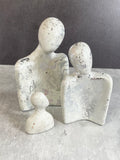 Figurine Heads Concrete Decor