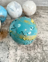 World Globe Paperweight Concrete Decor