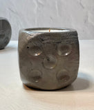 Single Dice Concrete Candle