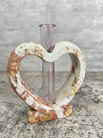 Heart Flower Vase/Propagation Concrete Decor