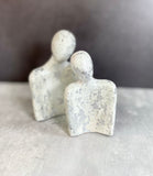 Figurine Heads Concrete Decor