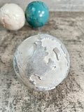 World Globe Paperweight Concrete Decor